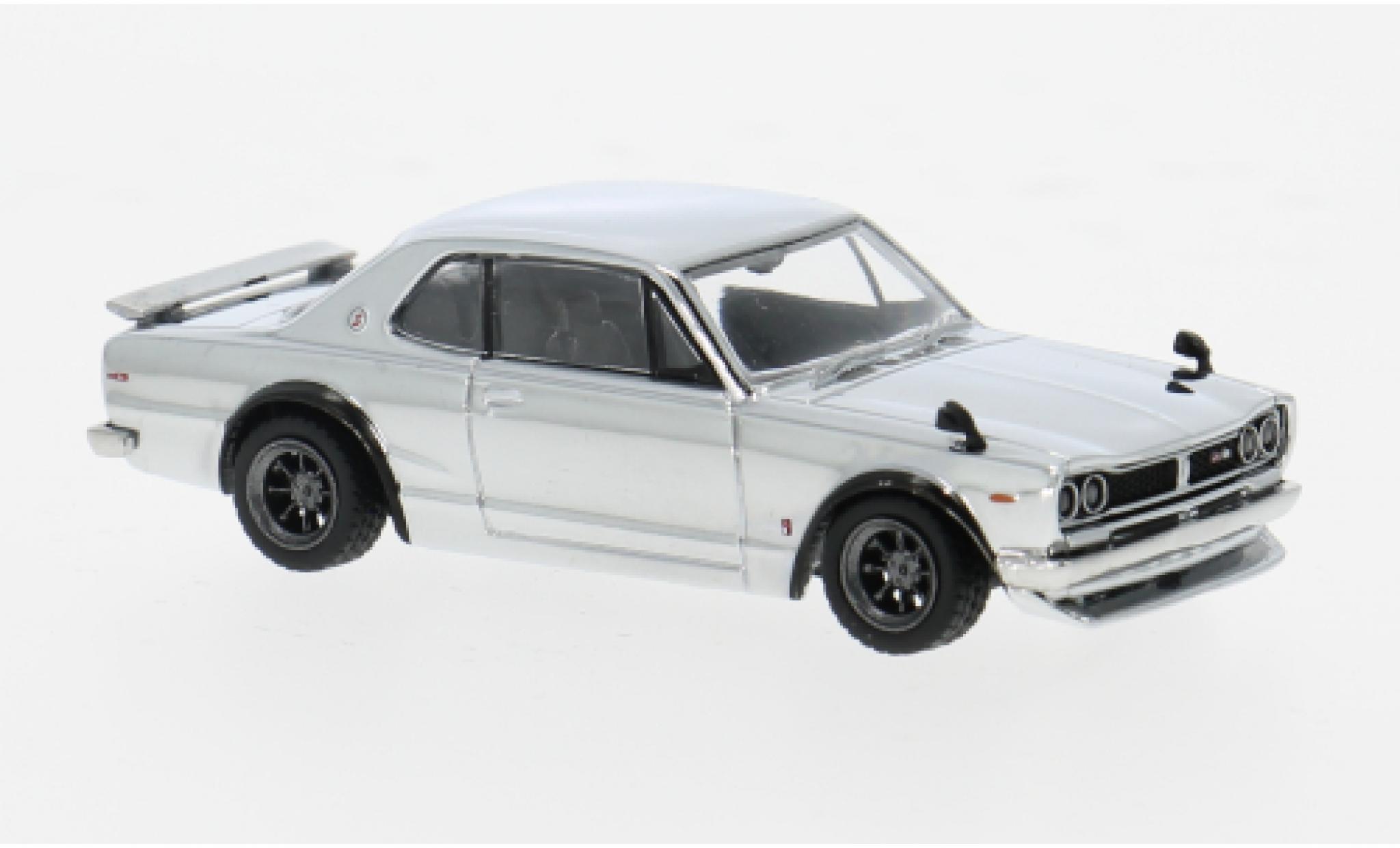 Nissan Skyline 1/64 Tarmac Works HT 2000GT-R chrom 1:64 modellautos