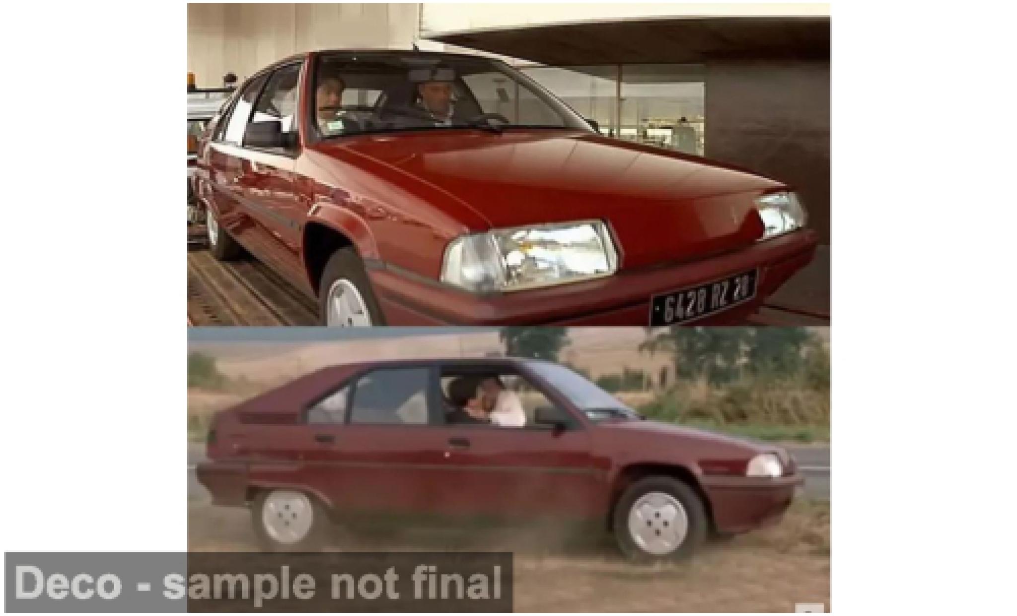 Citroen BX Norev 16 TGS rot 1990 1:18 modellautos