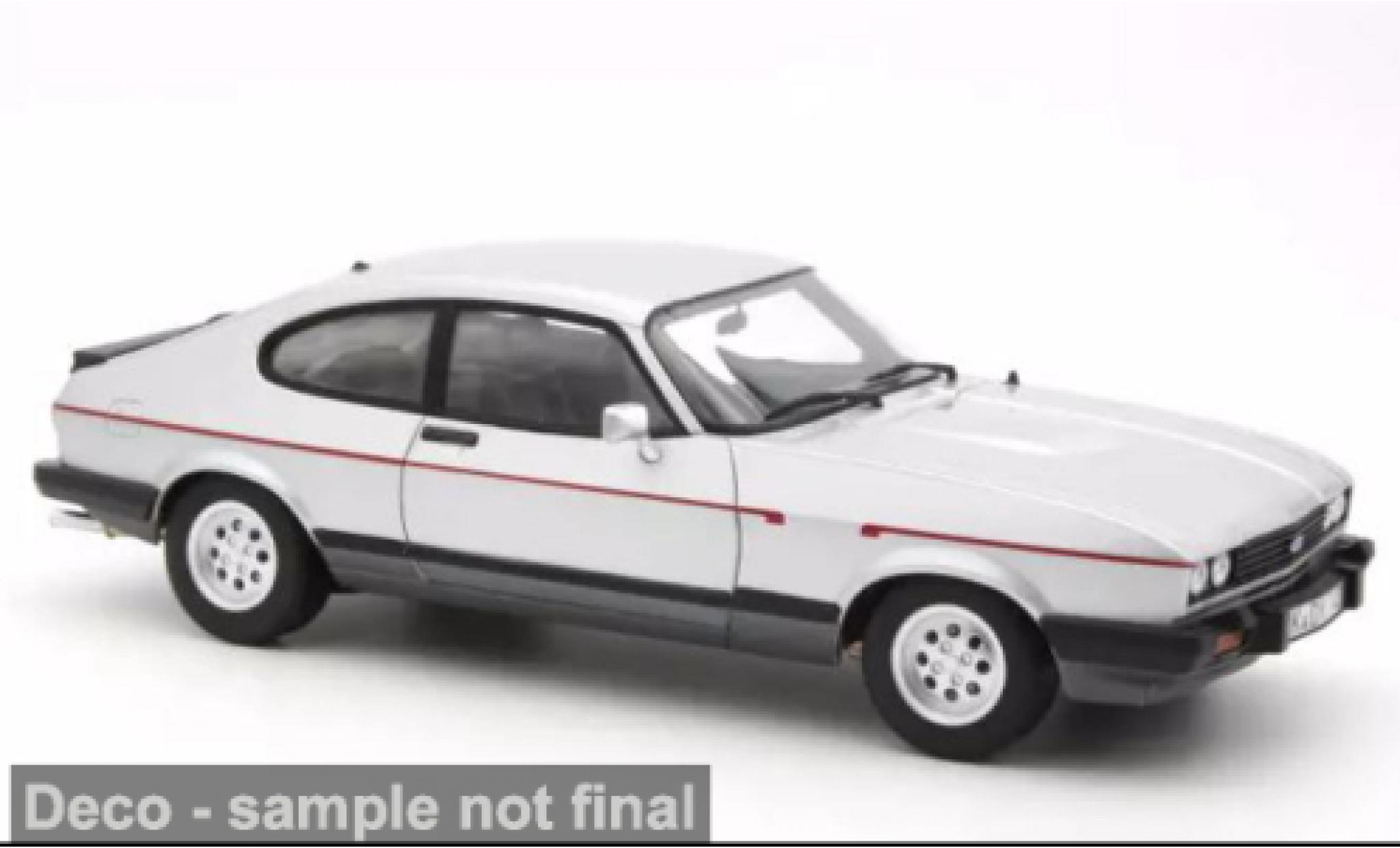 Ford Capri Norev MK III 2.8 Injection silber 1983 1:18 modellautos