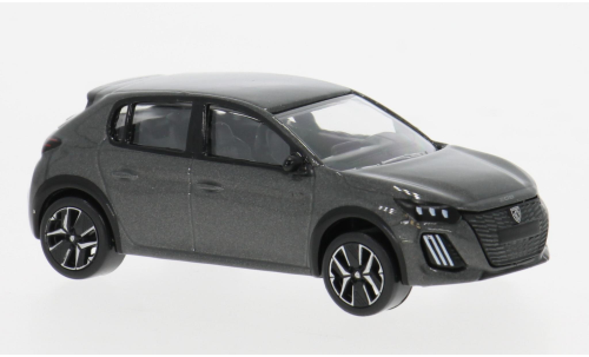 Peugeot 208 Norev grau 2024 1:64 modellautos
