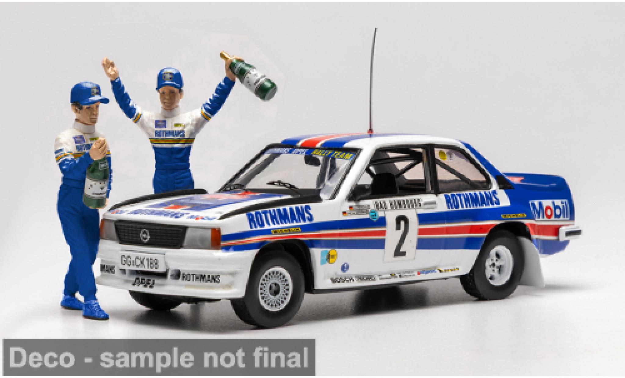 Opel Ascona 1/43 IXO 400 Rally Monte Carlo 1982 #2 W.R&ouml;hrl/C.Geistd&ouml;rfer 1:43 modellautos
