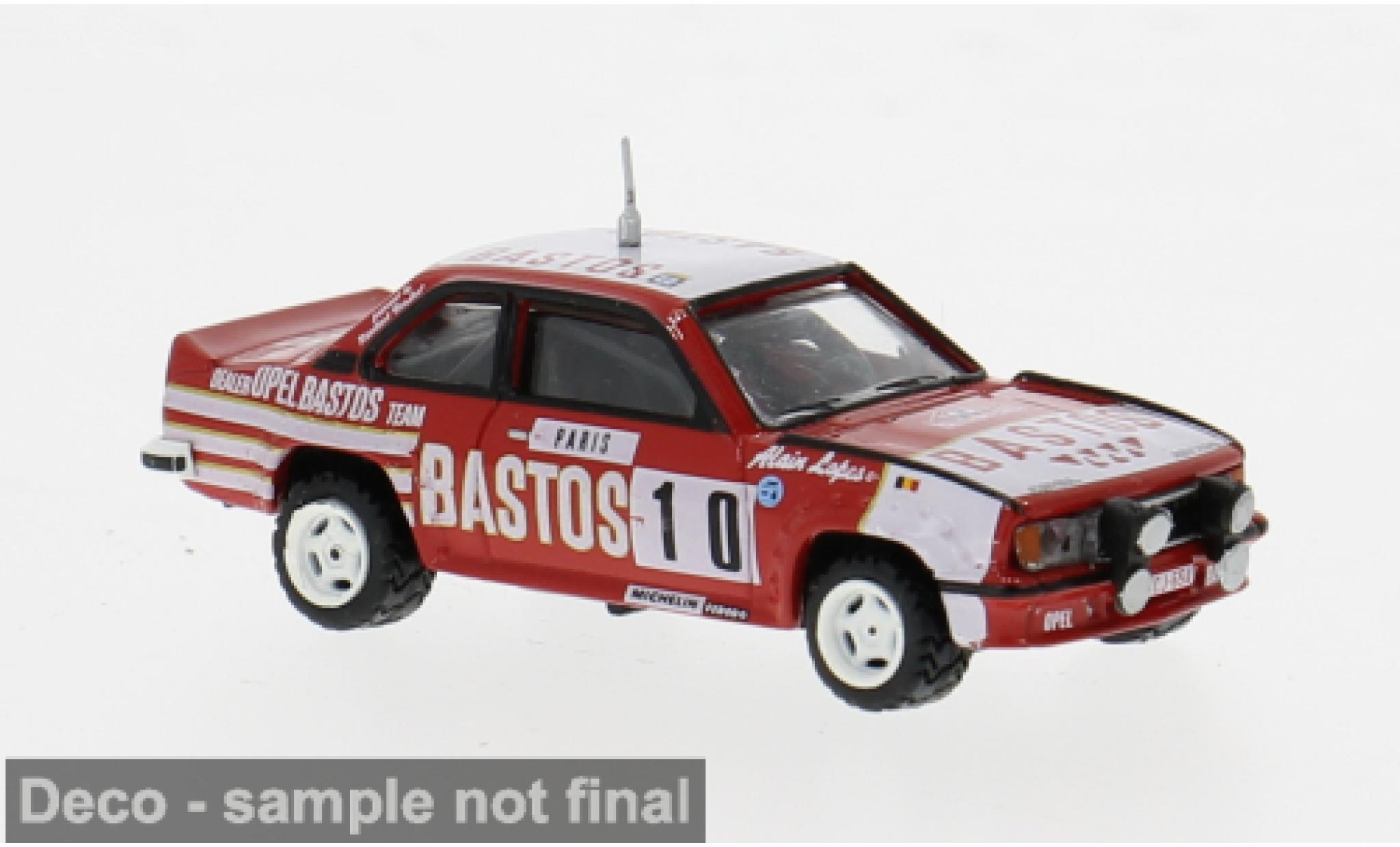 Opel Ascona 1/87, Brekina Brekina B i400 Rallye Monte Carlo 1982 #10 G.Colsoul 1:87 modellautos