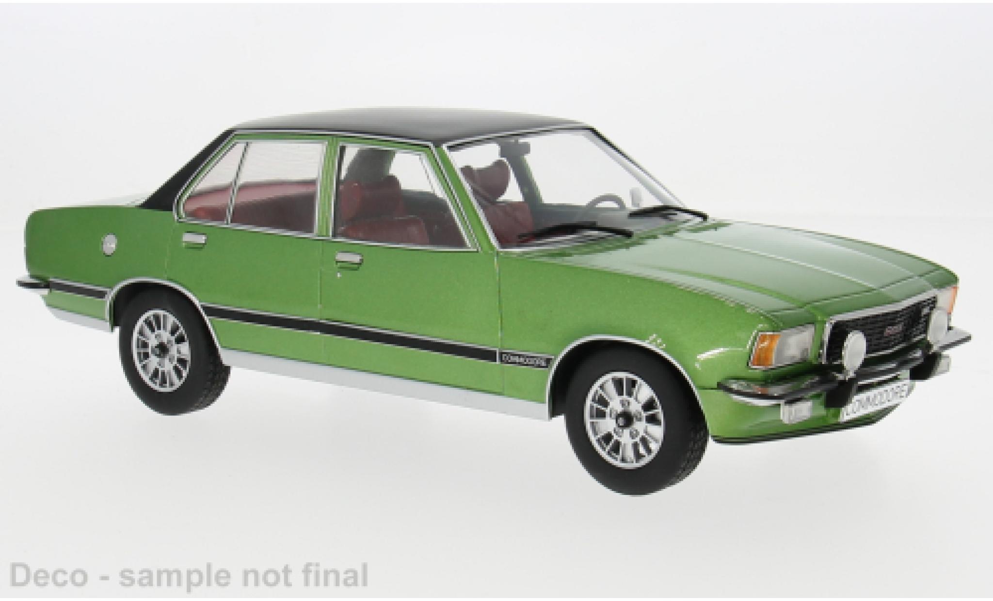 Opel Commodore 1/18 MCG B gr&uuml;n 1972 1:18 modellautos