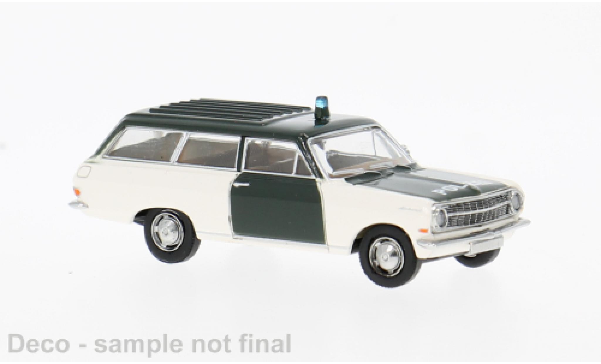 Opel Rekord 1/87 Brekina A Caravan 1963 Polizei 1:87 modellautos