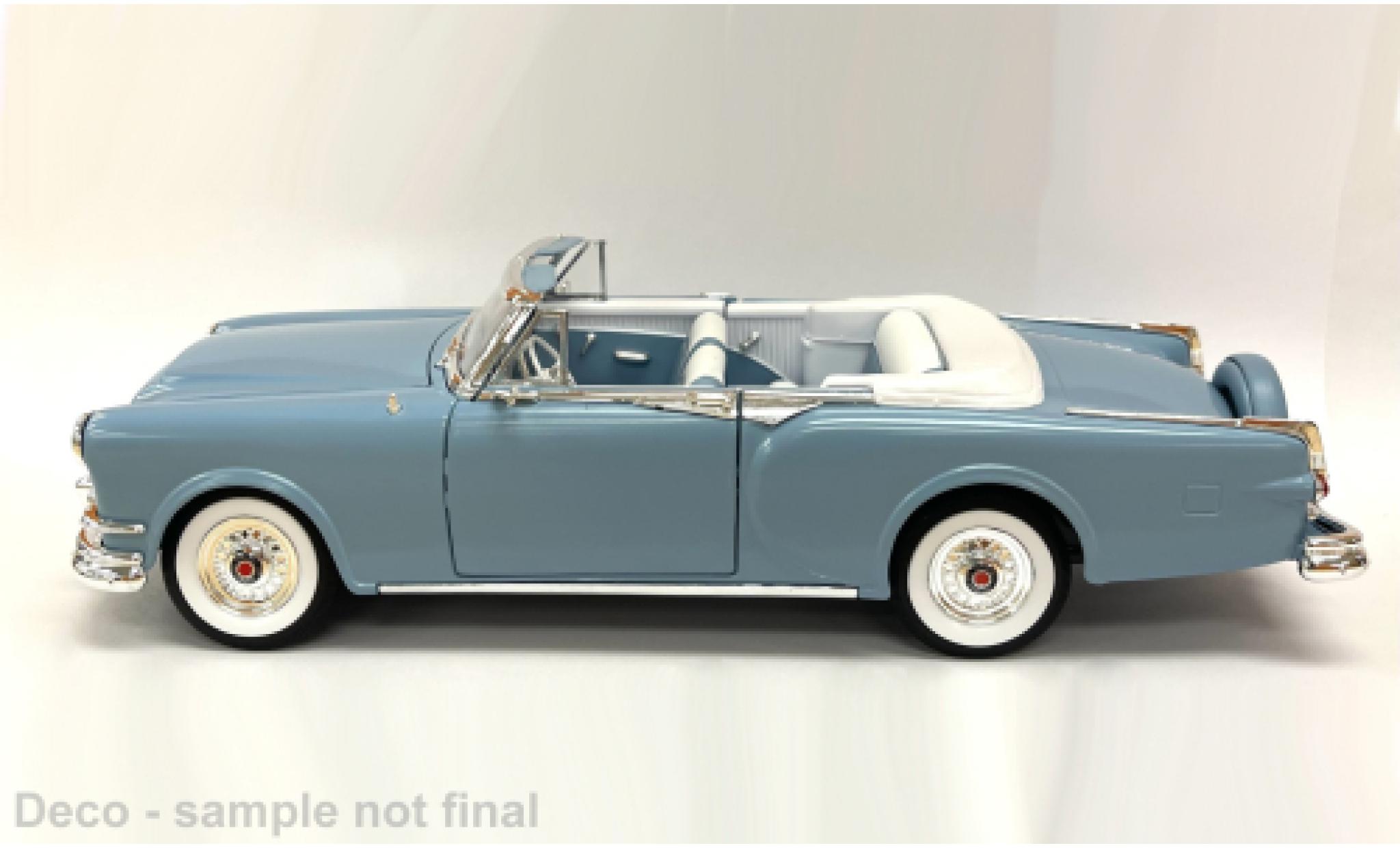 Packard Caribbean 1/18 Lucky Die Cast (Cabriolet) blau/weiss 1953 1:18 modellautos