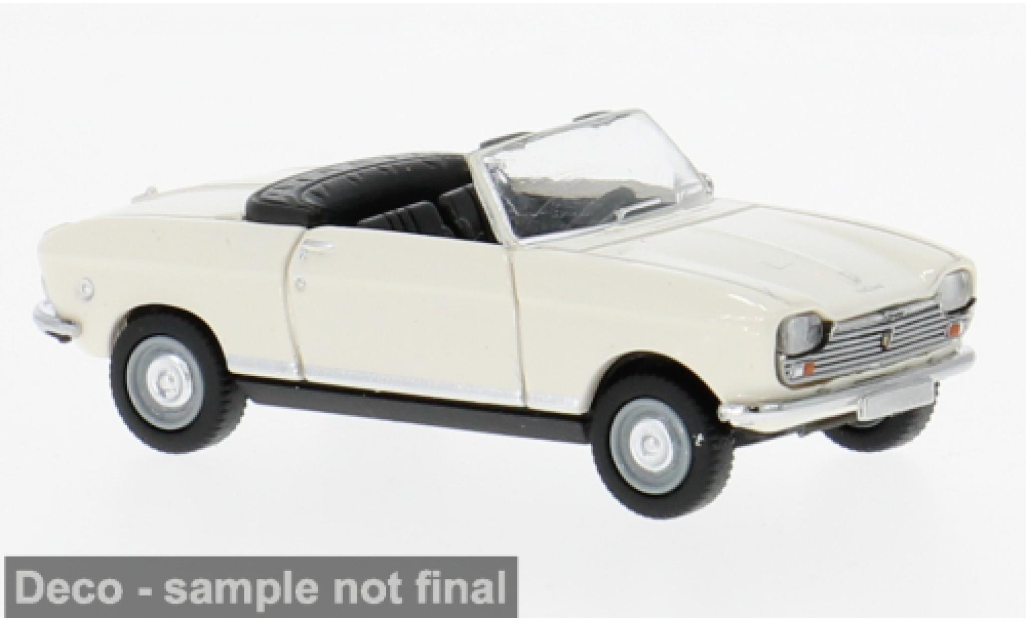 Peugeot 204 1/87 Brekina Cabriolet weiss 1967 1:87 modellautos