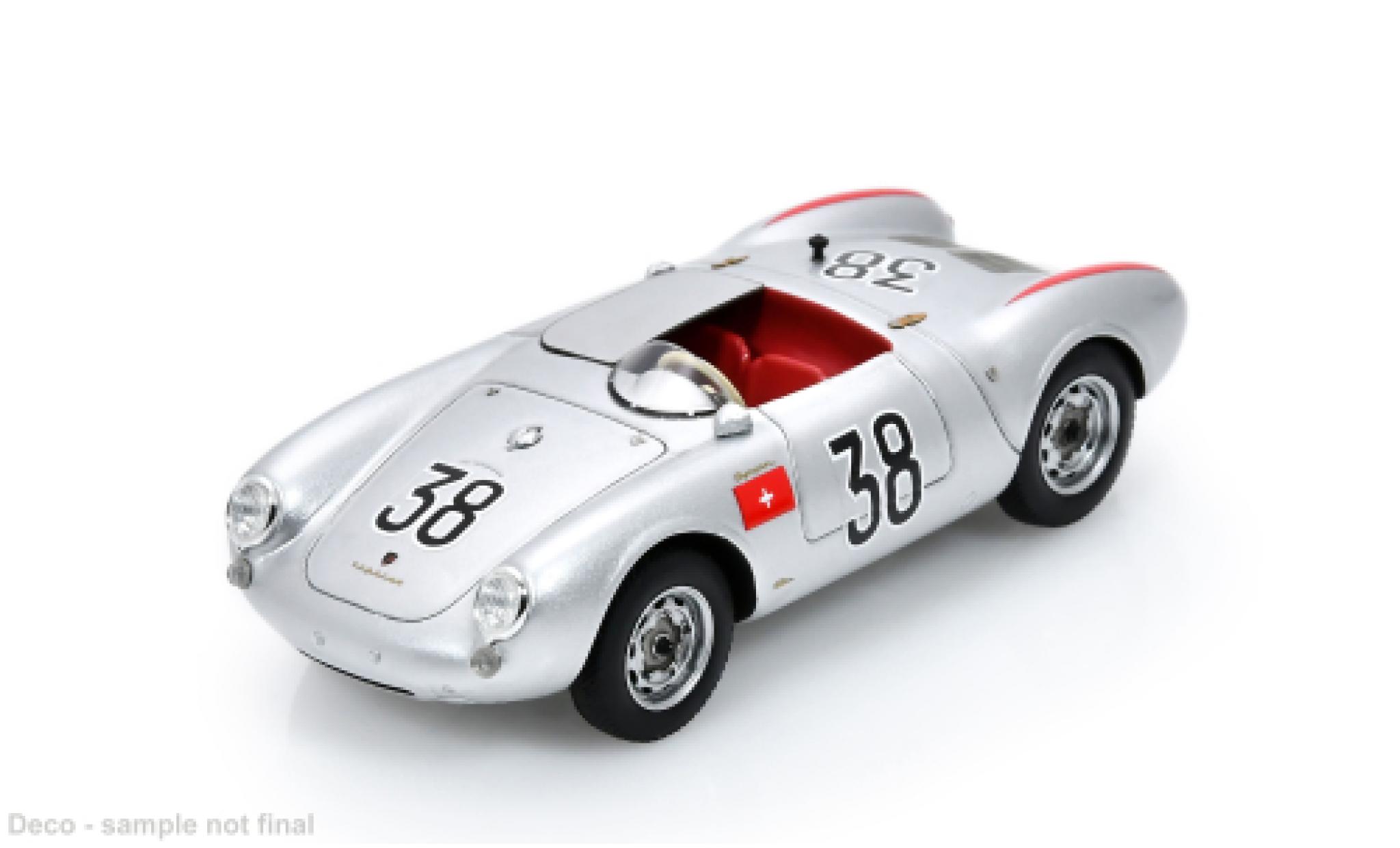 Porsche 550 1/43 Spark 24h Le Mans 1955 #38 W.Ringgenberg/H.Gilomen 1:43 modellautos