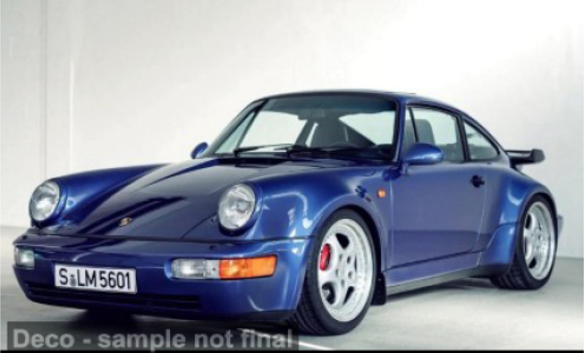 Porsche 993 Turbo 1/12 GT Spirit 911 (964) 3.6 blau 1 1:12 modellautos