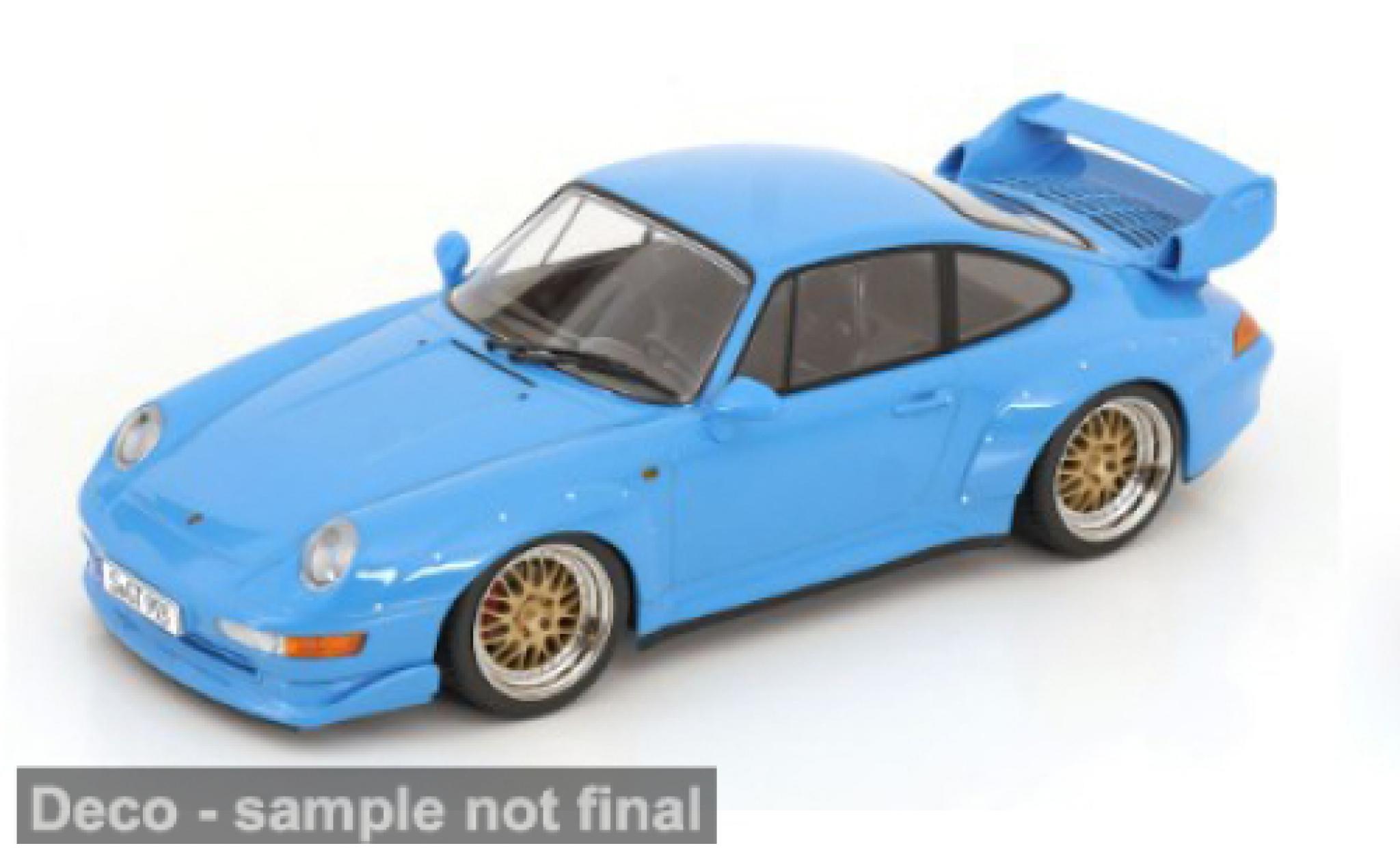 Porsche 993 GT2 1/18 KK Scale 911  blau 1996 1:18 modellautos