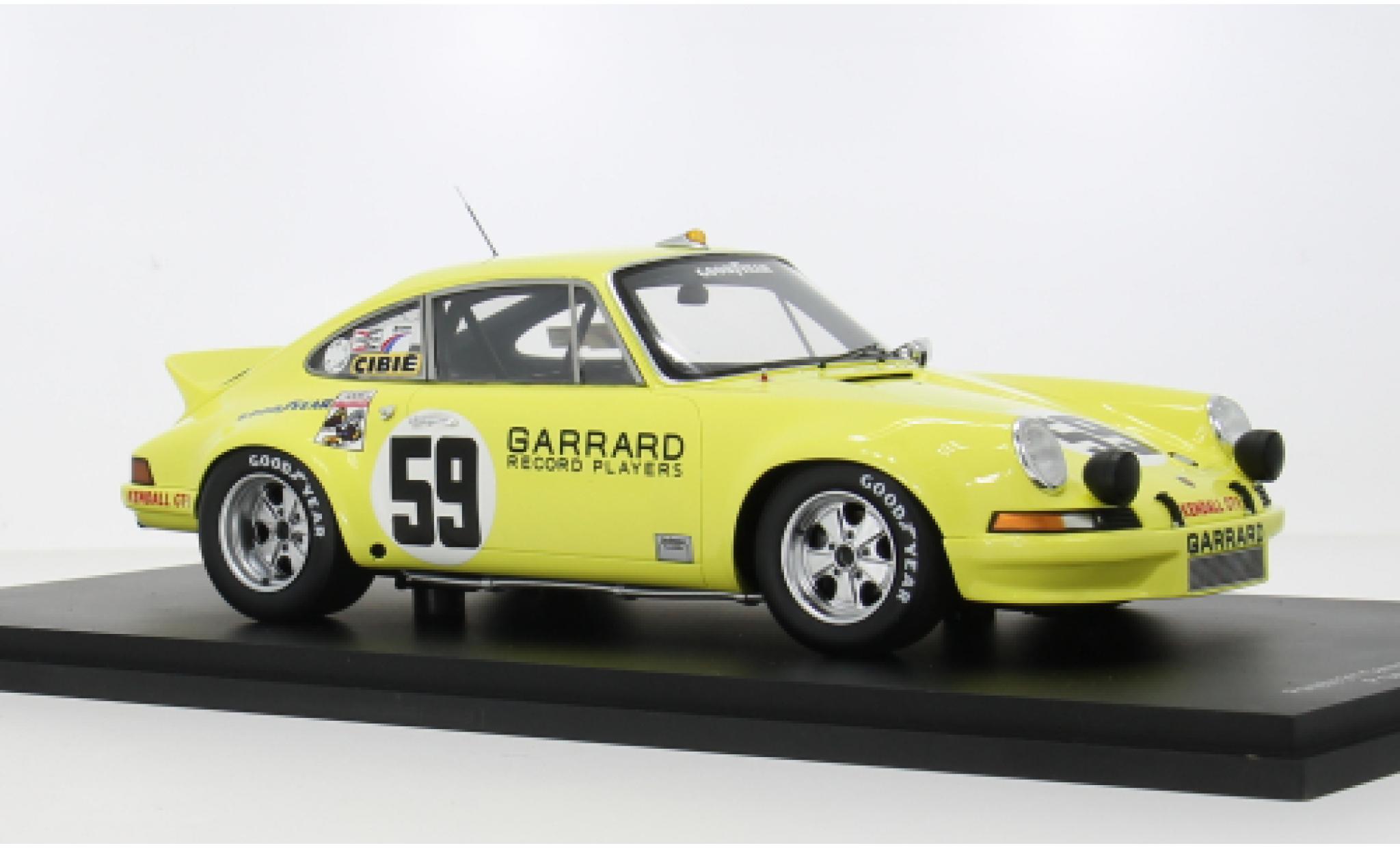 Porsche 911 1/18 Spark Carrera RSR 12h Sebring 1973 #59 1:18 modellautos