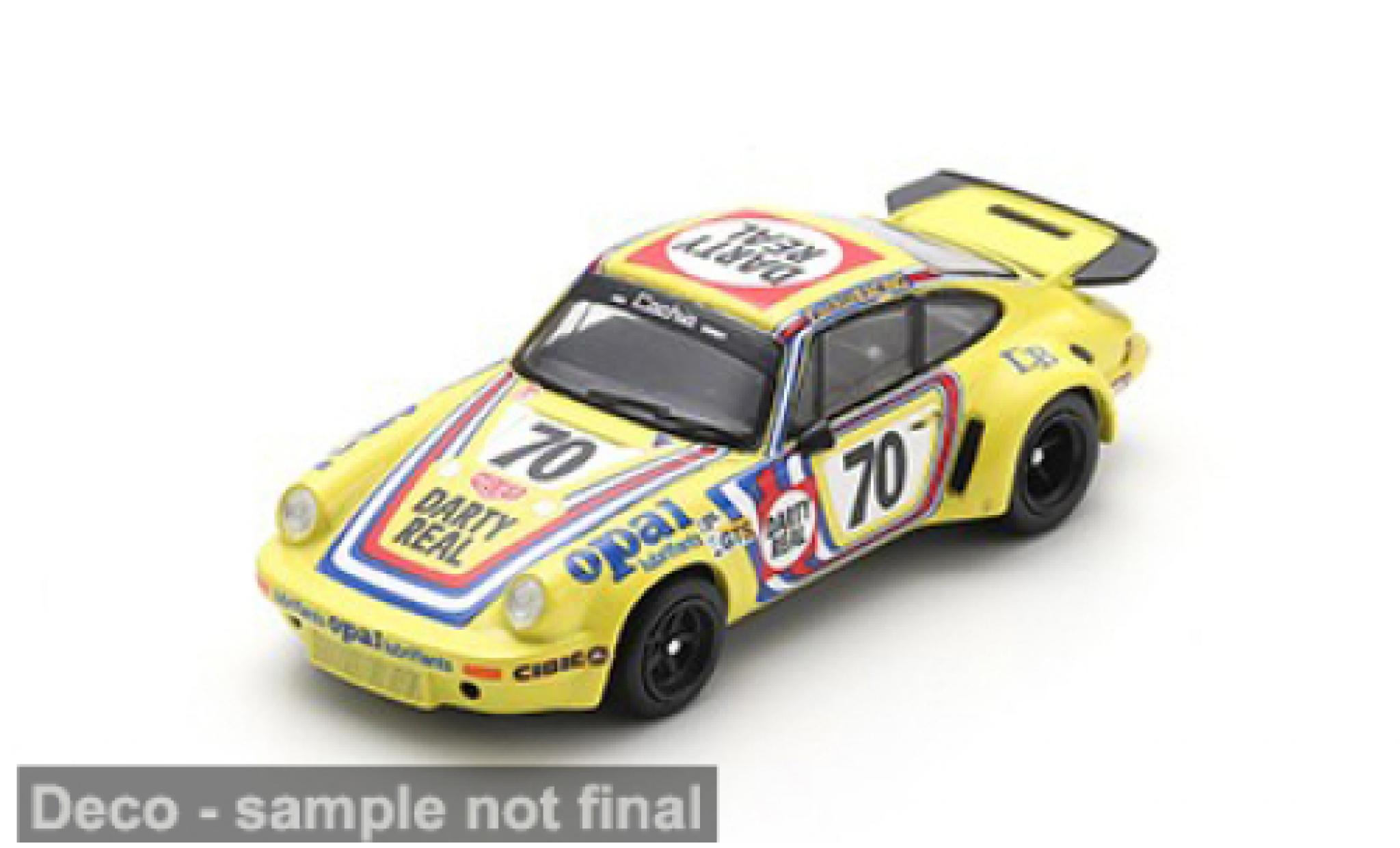 Porsche 930 RSR 1/64 Spark 911 Carrera 3.0 24h Le Mans 1974 #70 R.Touroul/H.Cachia 1:64 modellautos
