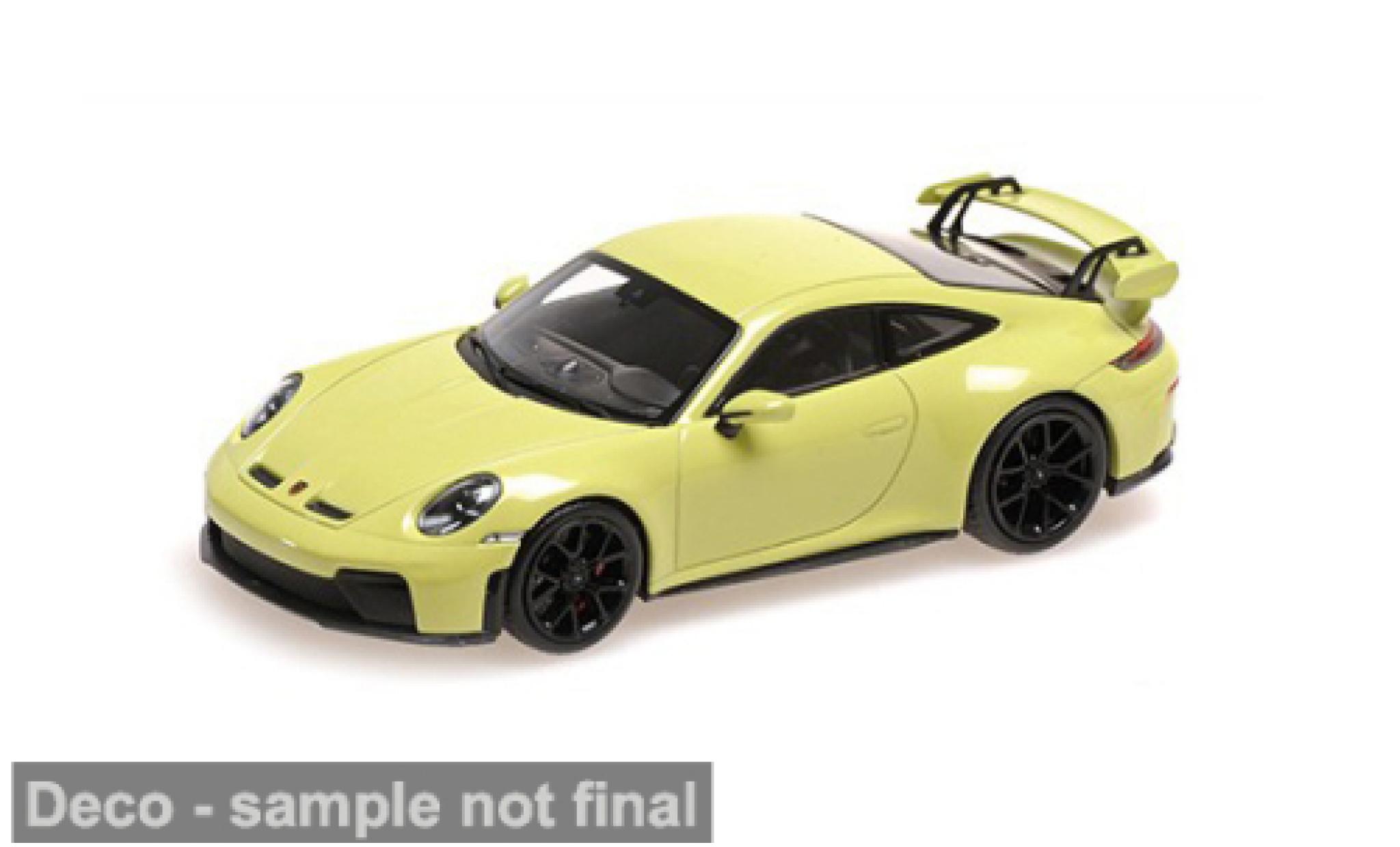 Porsche 911 1/43 Minichamps GT3 gelb 2025 1:43 modellautos