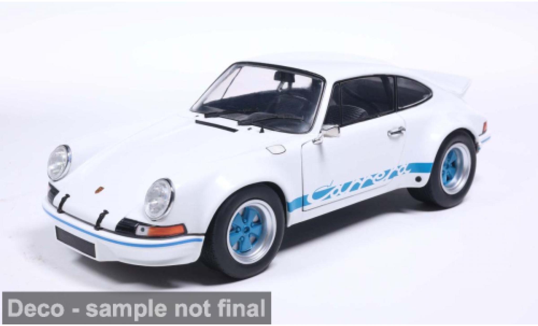 Porsche 911 1/18 Solido RSR weiss/blau 1973 1:18 modellautos