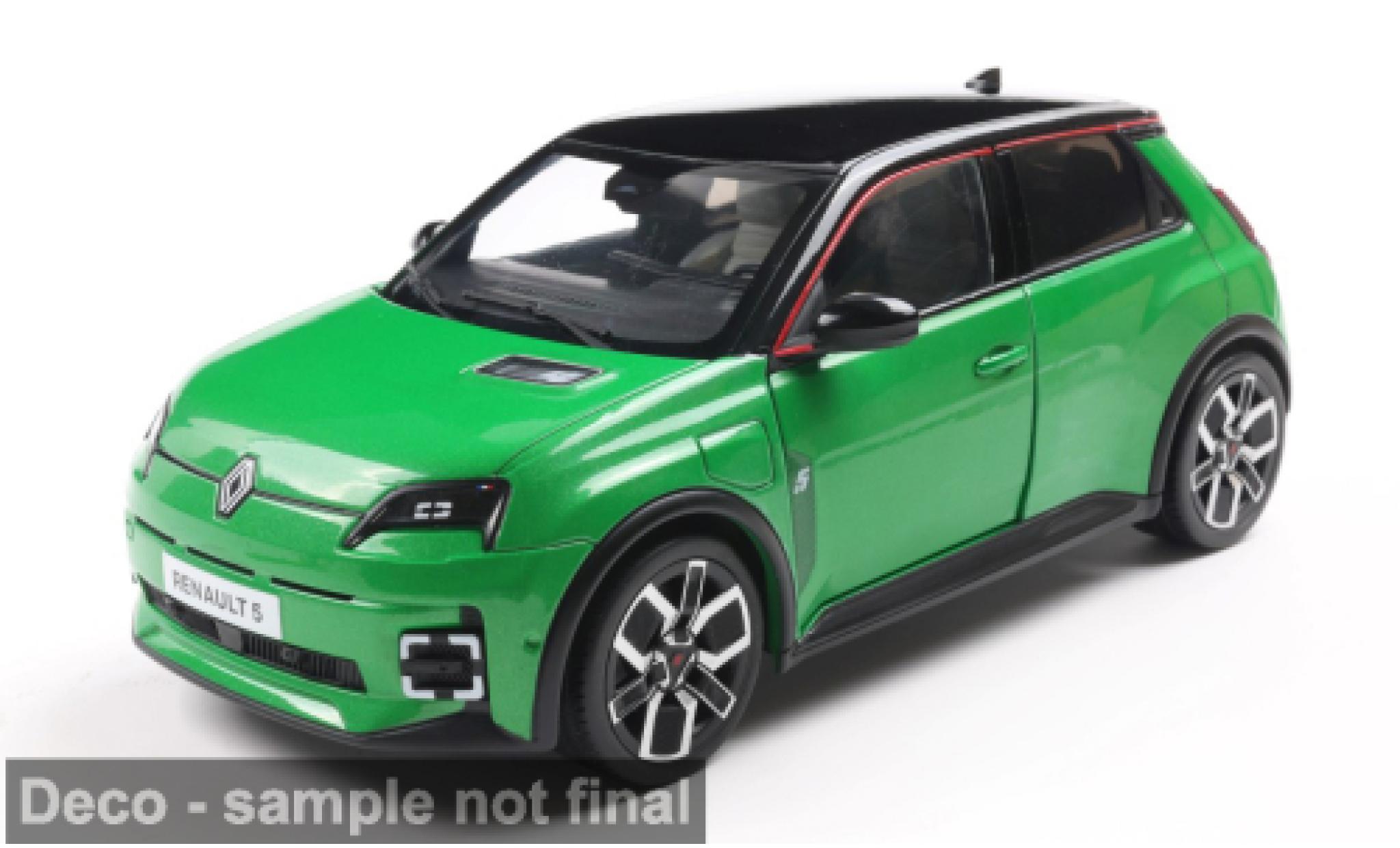 Renault 5 1/18 Solido E-Tech gr&uuml;n 1:18 modellautos