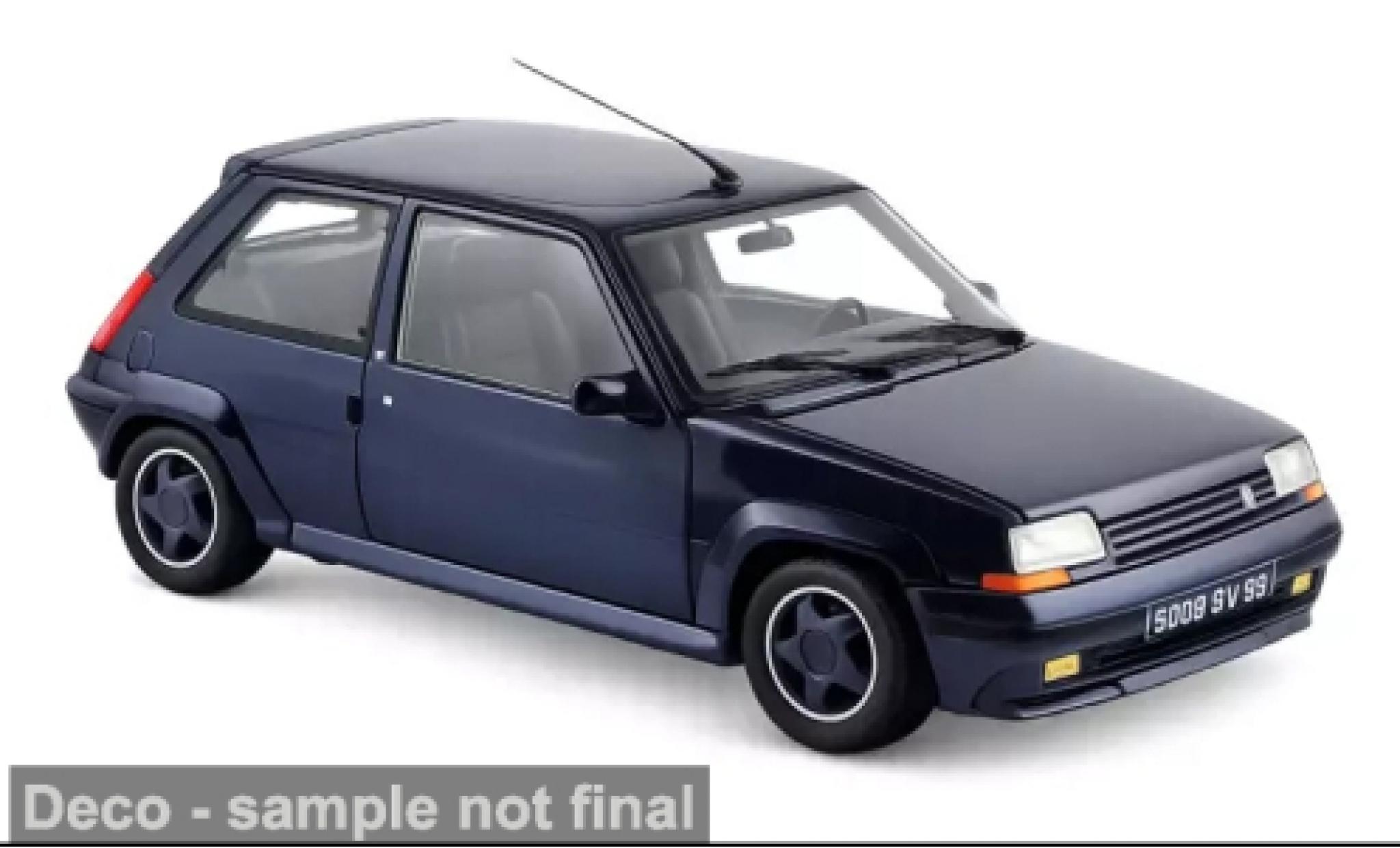 Renault 5 GT Turbo 1/18 Norev Supercinq GT Turbo blau 1989 1:18 modellautos