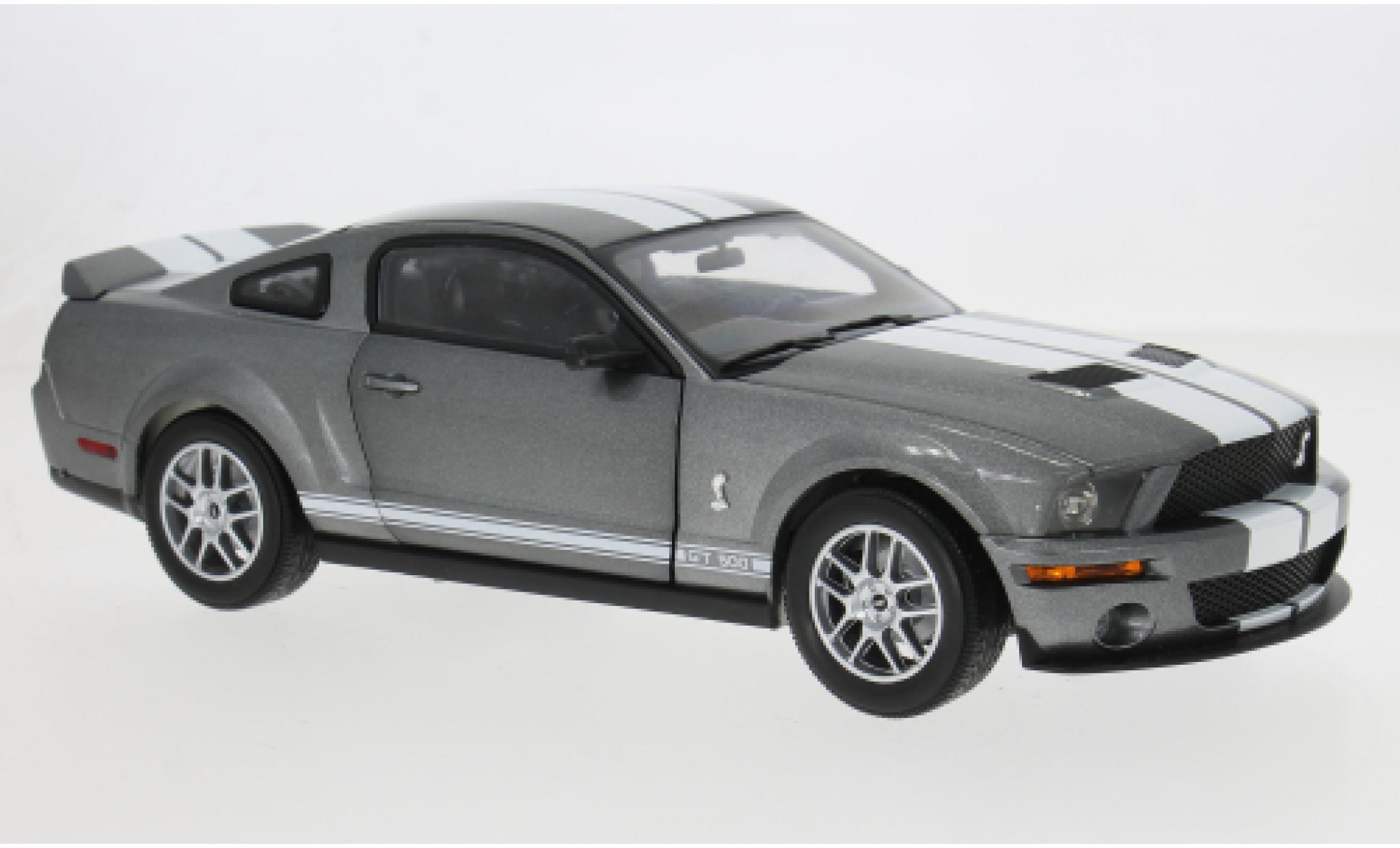 Shelby GT 1/18 Shelby Collectibles 500 grau 2007 1:18 modellautos