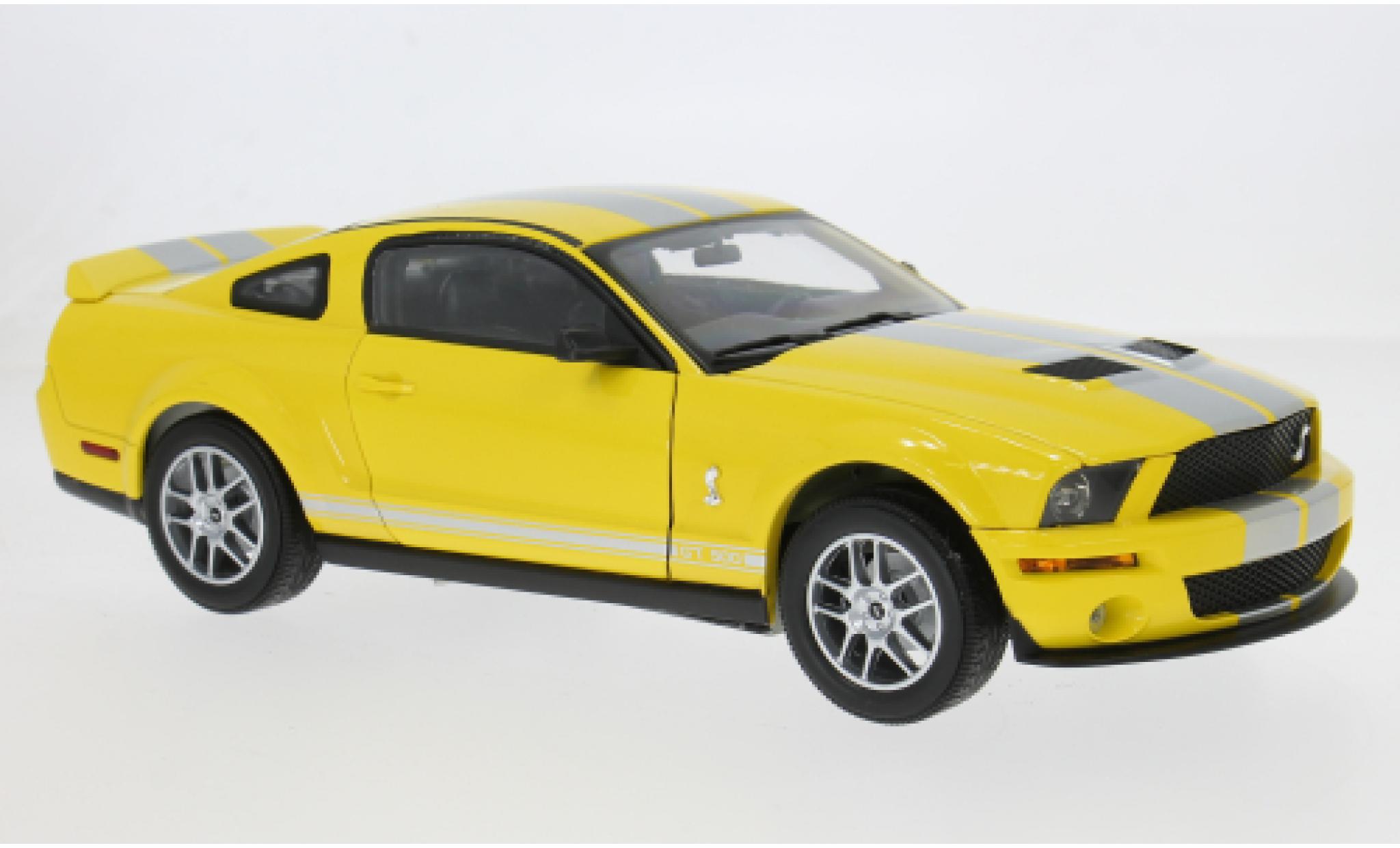 Shelby GT 1/18 Shelby Collectibles 500 gelb 2007 1:18 modellautos