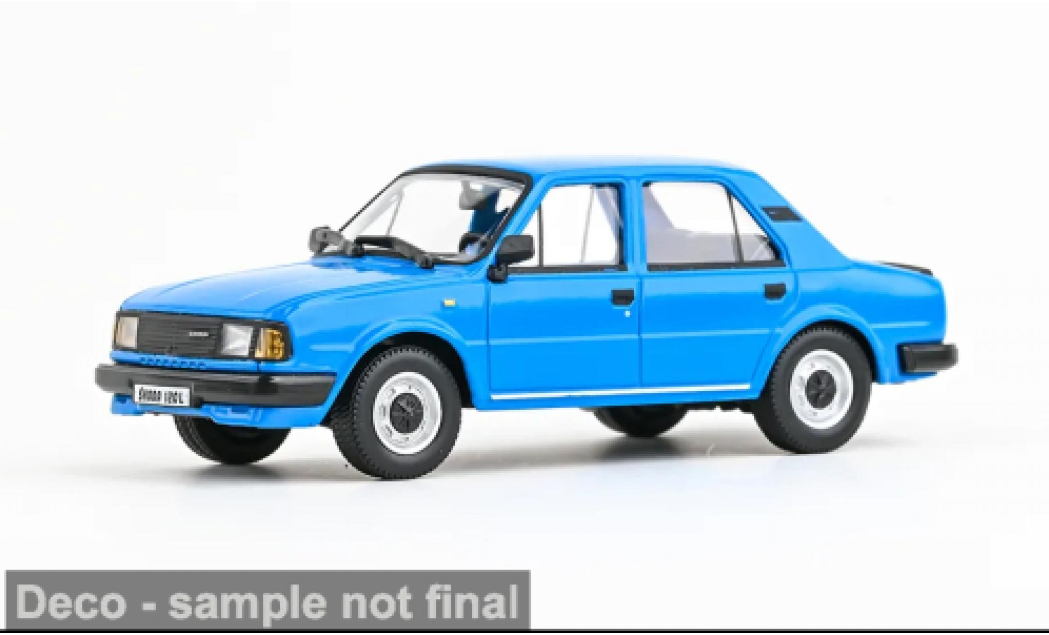 Skoda 120 1/43 Abrex L blau 1984 1:43 modellautos