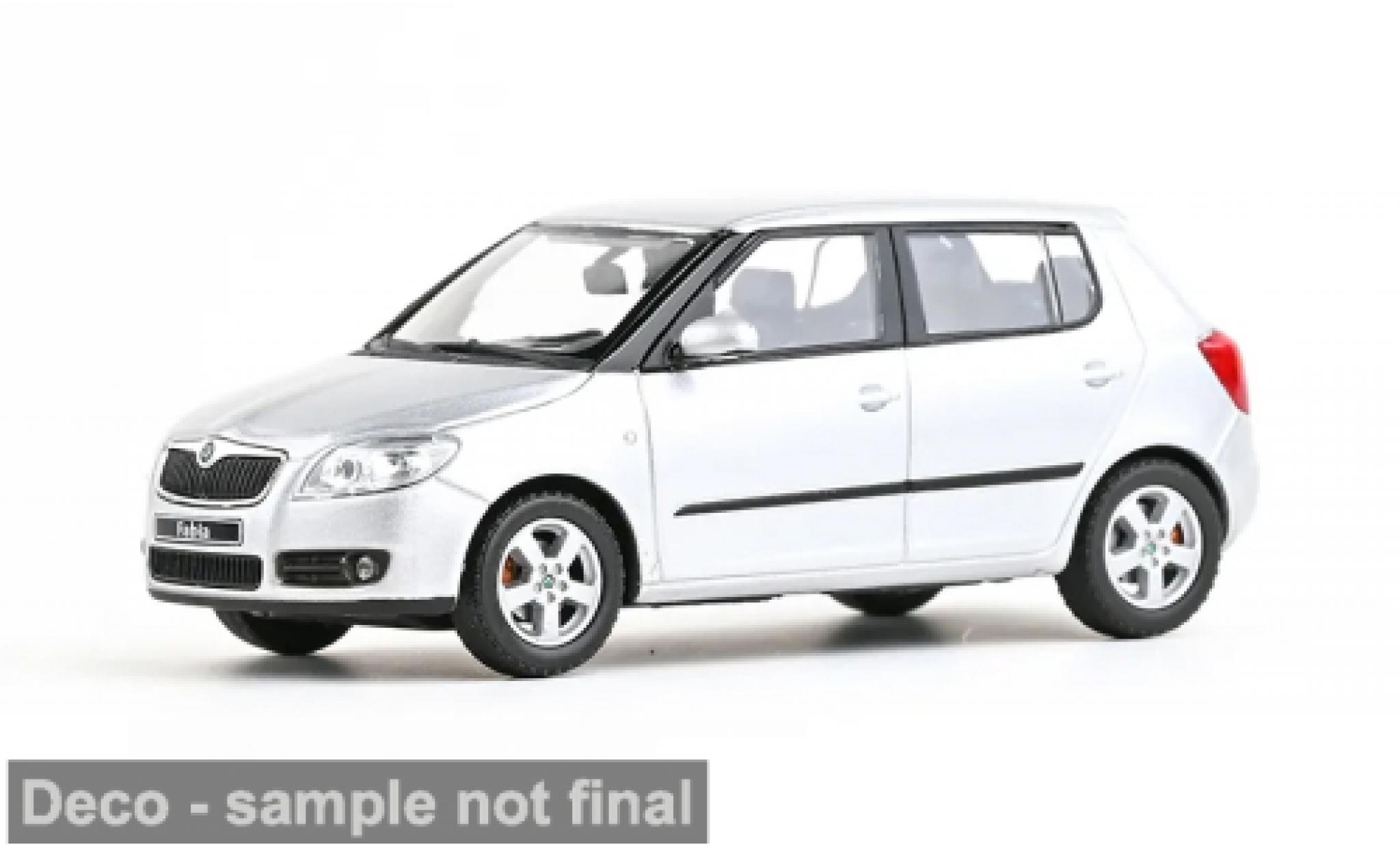 Skoda Fabia 1/43 Abrex II silber 2006 1:43 modellautos