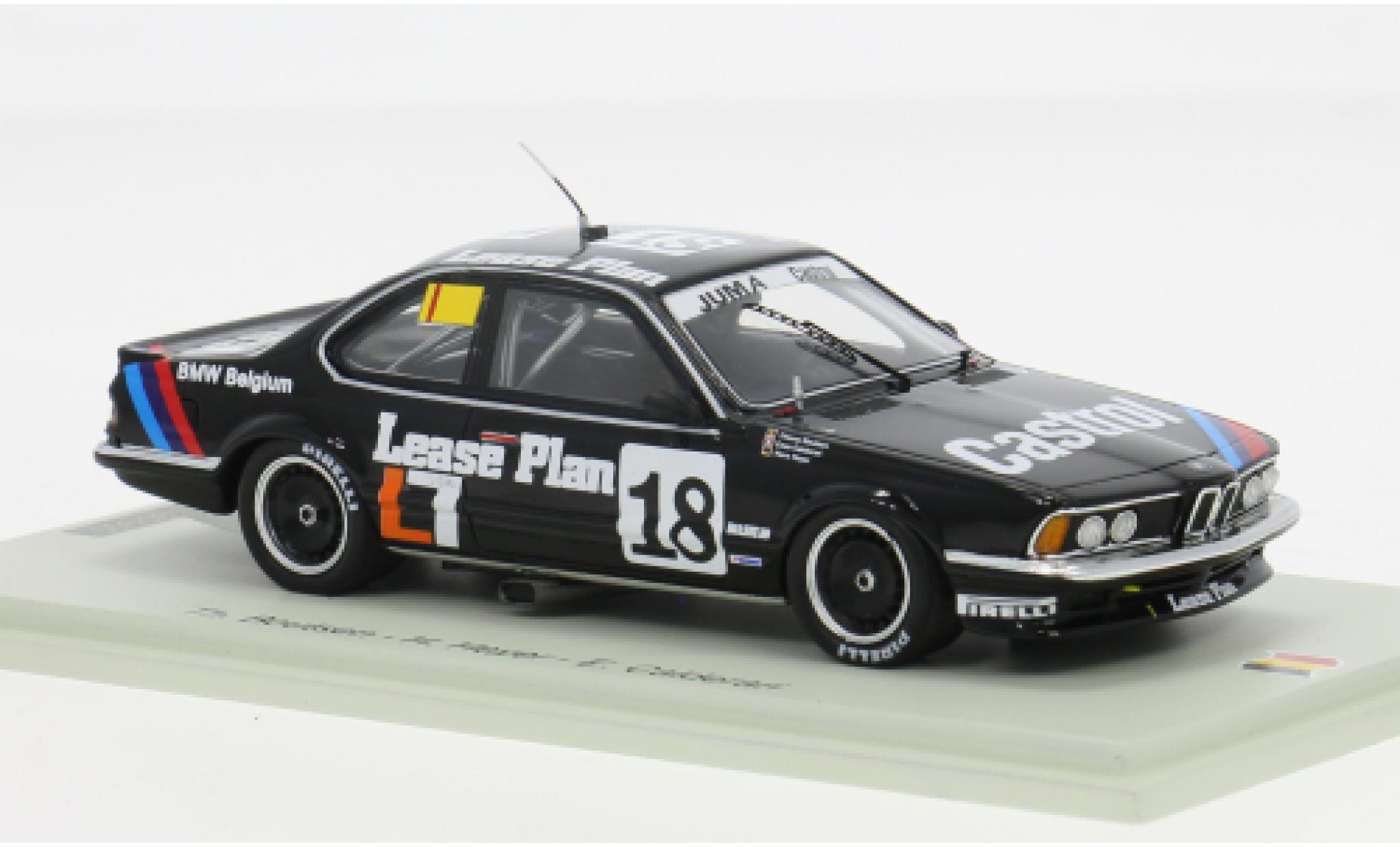 Bmw 635 1/43 Spark CSi 24h Spa 1986 #18 1:43 modellautos