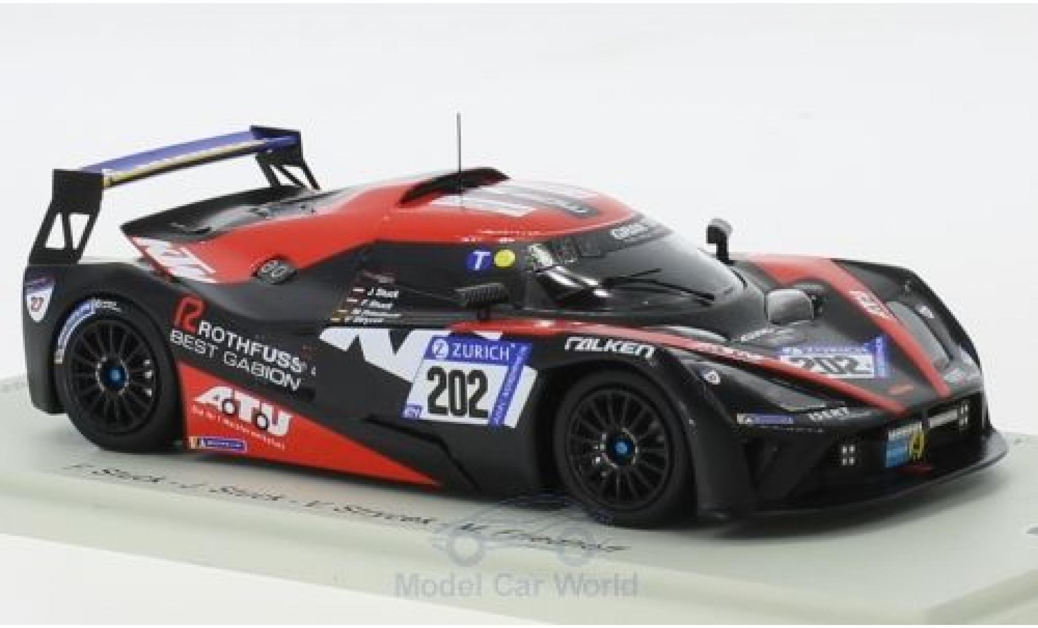 Aston Martin V8 Vantage GT4 1/43 Spark KTM X-Bow GT4 No.202 Isert Motorsport 24h Nürburgring 2018 F.Stuck/J.Stuck/V.Strycek/M.Friedhoff Modellautos Aston Martin V8 Vantage GT4 1/43 Spark KTM X-Bow GT4 No.202 Isert Motorsport 24h Nürburgring 2018 F.Stuck/J.Stuck/V.Strycek/M.Friedhoff modellautos