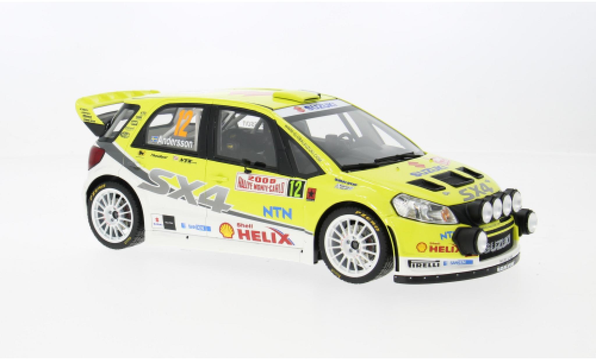 Suzuki SX4 1/18 Ottomobile WRC Rally Monte Carlo 2008 World Rally Team #12 P-G.Andersson/J.Andersson 1:18 modellautos