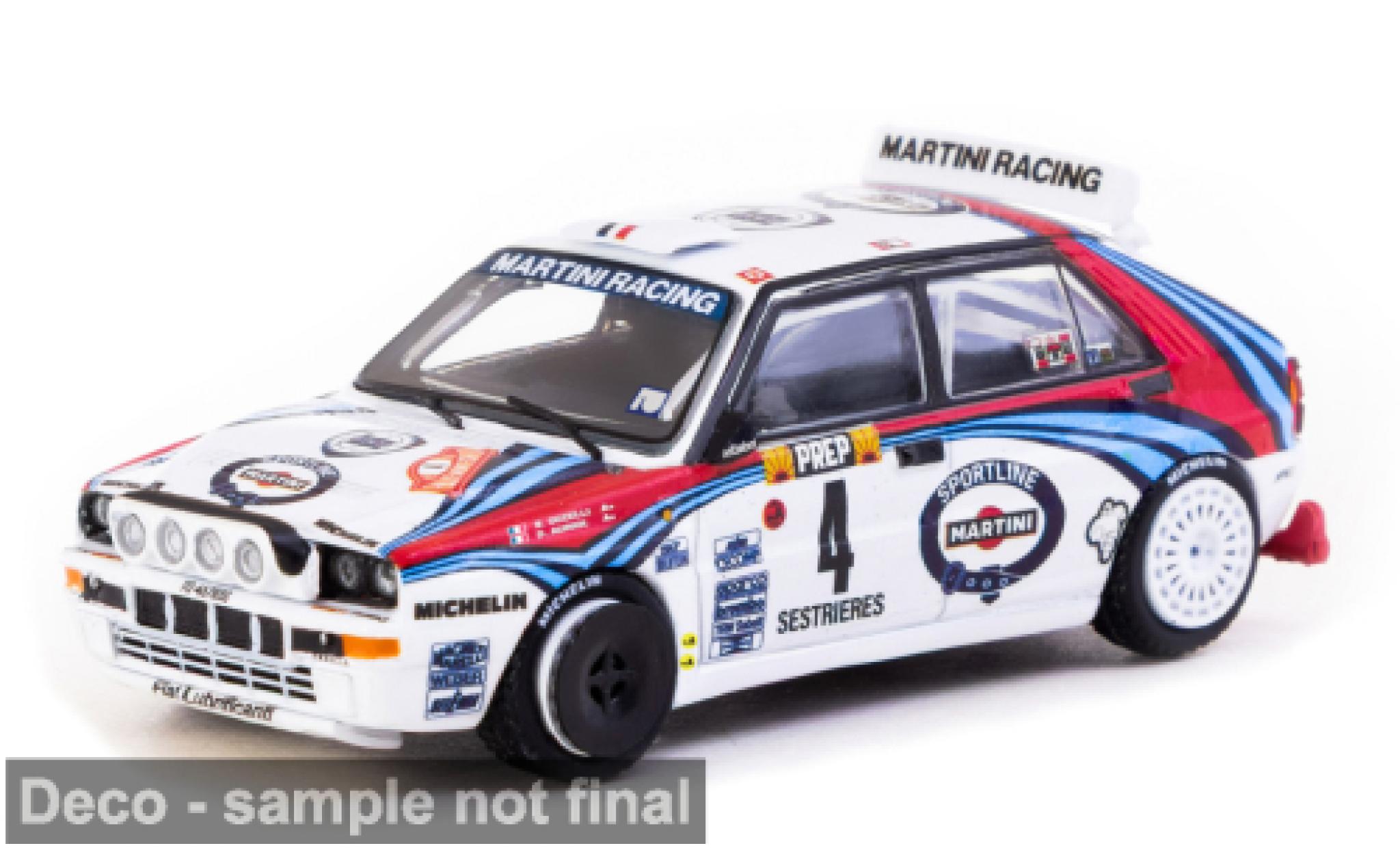 Lancia Delta Tarmac Works HF Integrale Rally Monte Carlo 1992 #4 1:64 Modellautos Lancia Delta Tarmac Works HF Integrale Rally Monte Carlo 1992 #4 1:64 modellautos