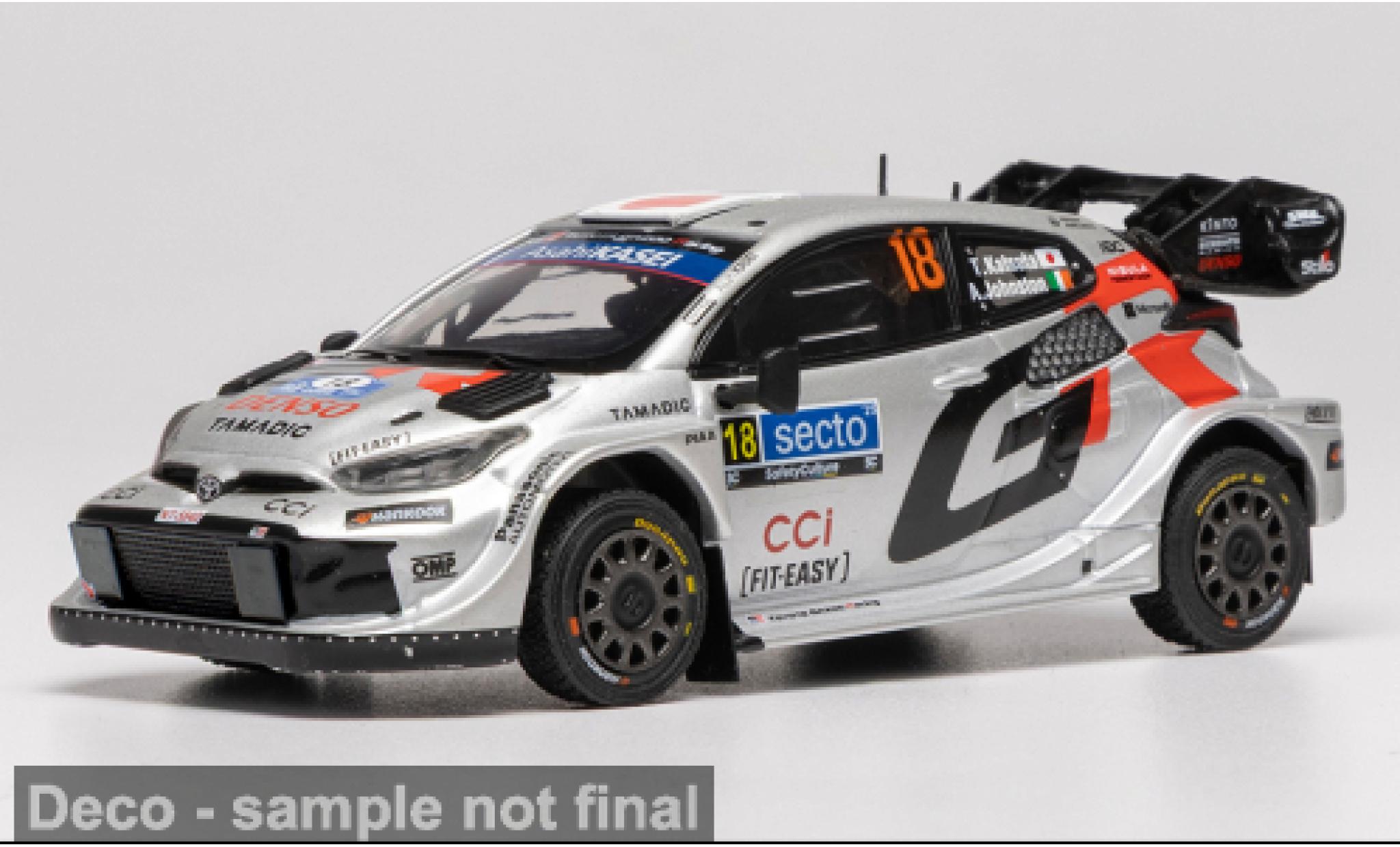 Toyota Yaris 1/43 IXO GR Rally1 Rally Finland 2025 #18 T.Katsuta/A.Johnston 1:43 modellautos
