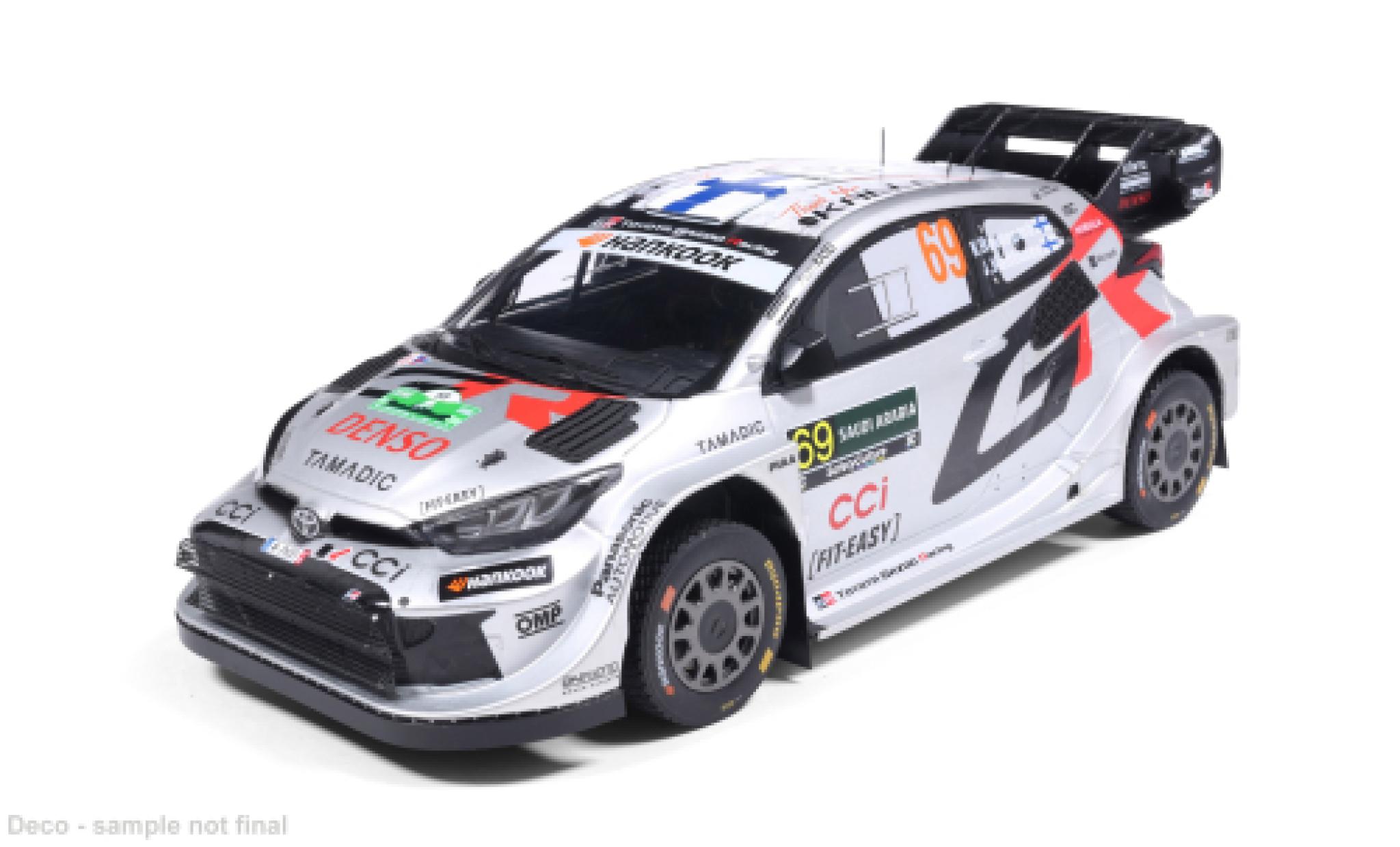 Toyota Yaris 1/18 IXO GR Rally1 Rally Saudi Arabia 2025 #69 K.Rovanper&auml;/J.Halttunen 1:18 modellautos