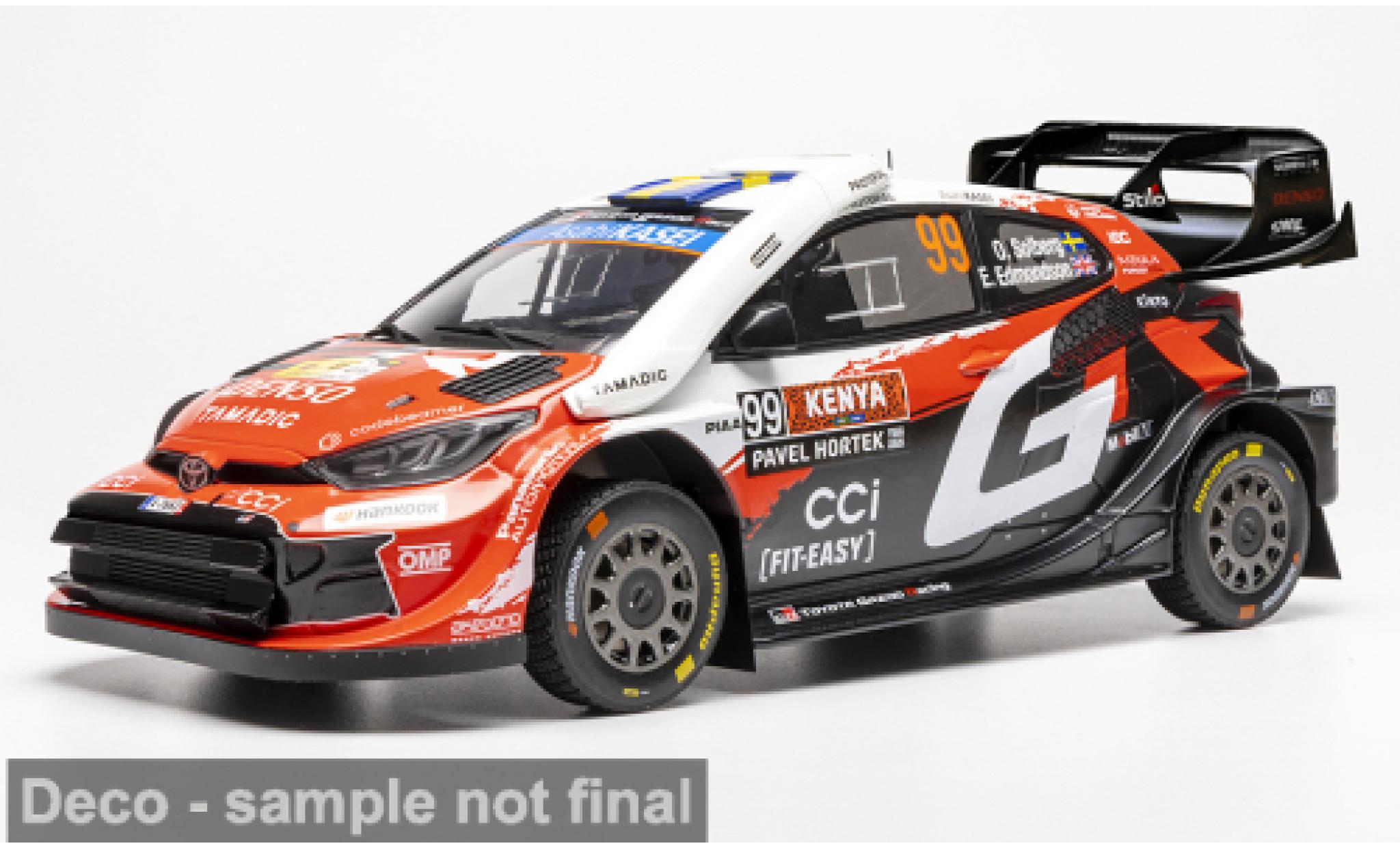 Toyota Yaris 1/18 IXO GR Rally1 WRC Safari Rallye Kenia 2026 Gazoo Racing #99 O.Solberg/E.Edmondson 1:18 modellautos