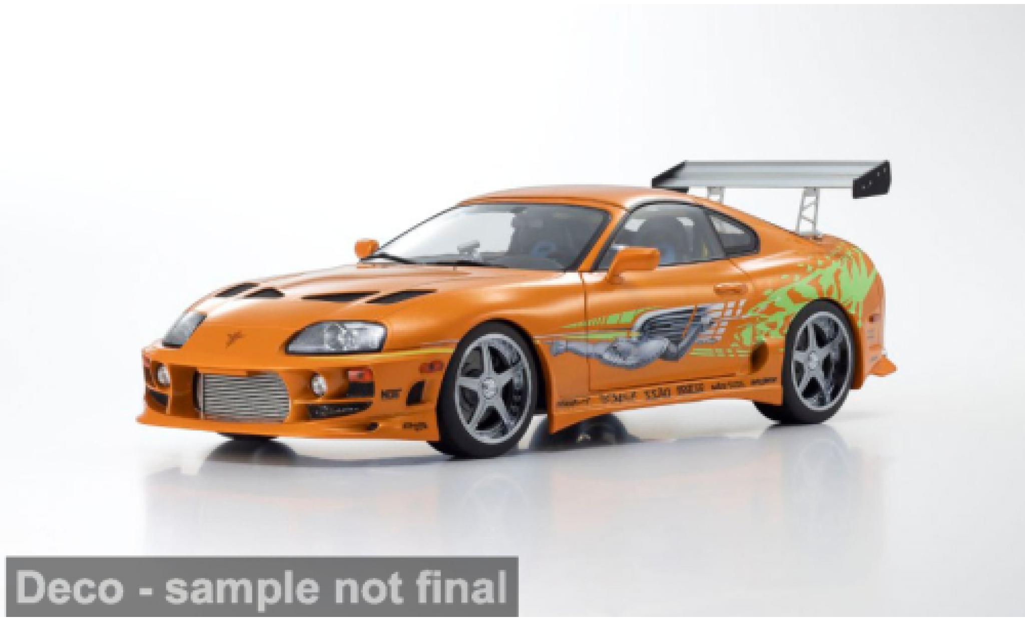 Toyota Supra 1/18 Kyosho Turbo (MA70) orange 1:18 modellautos