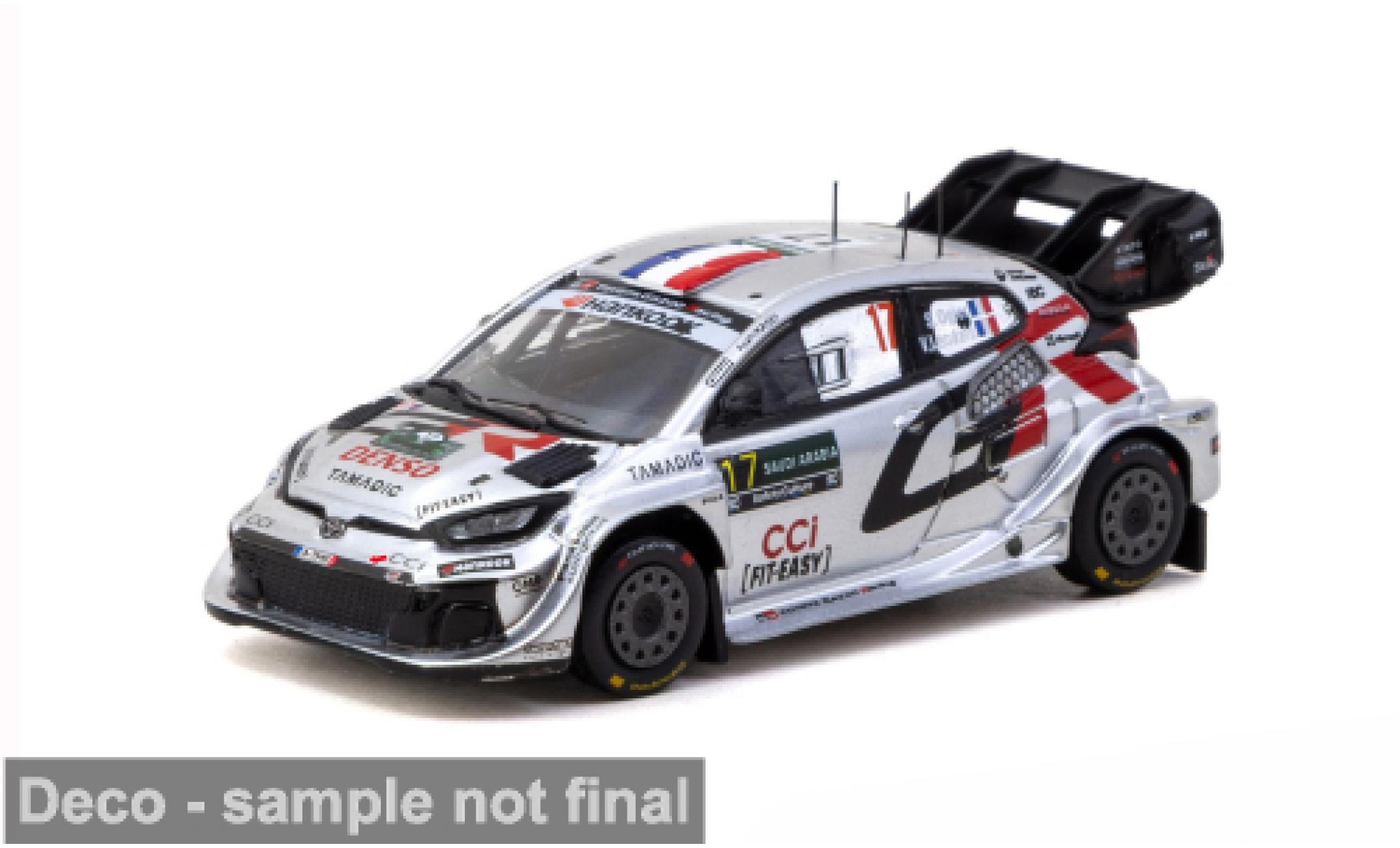 Toyota Yaris 1/64 Tarmac Works GR Rally 1 Rally Saudi Arabia 2025 #17 1:64 modellautos