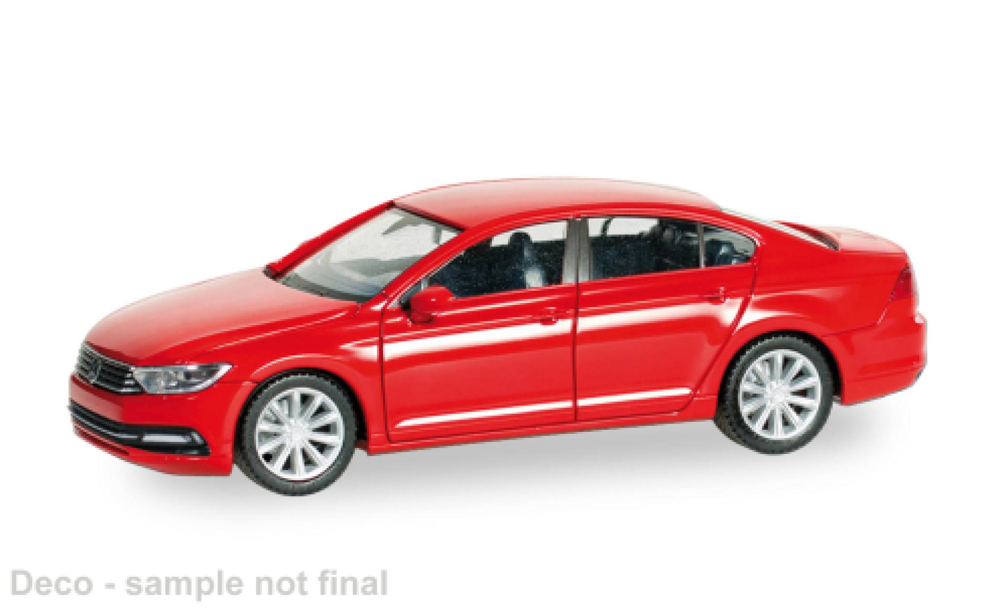 Volkswagen Passat 1/87 Herpa Limousine rot 1:87 modellautos