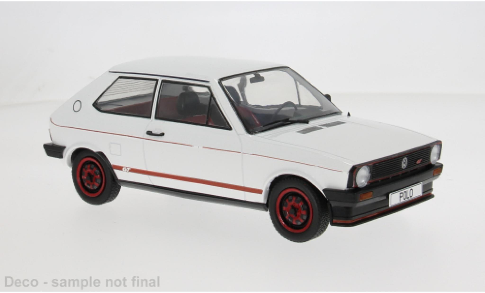 Volkswagen Polo 1/18 MCG I GT weiss/rot 1979 1:18 modellautos