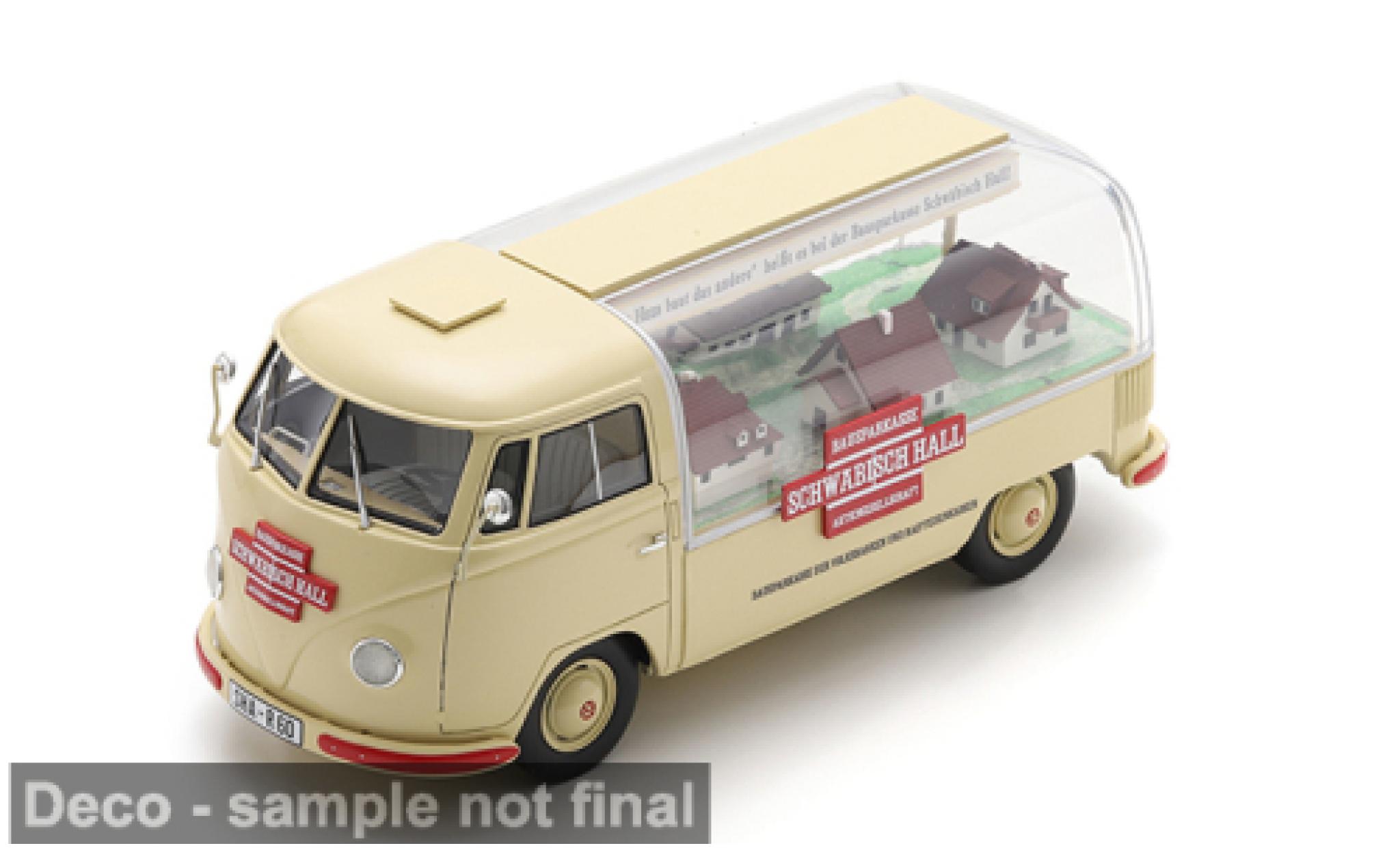 Volkswagen T1 1/18 Schuco Schw&auml;bisch Hall 1:18 modellautos