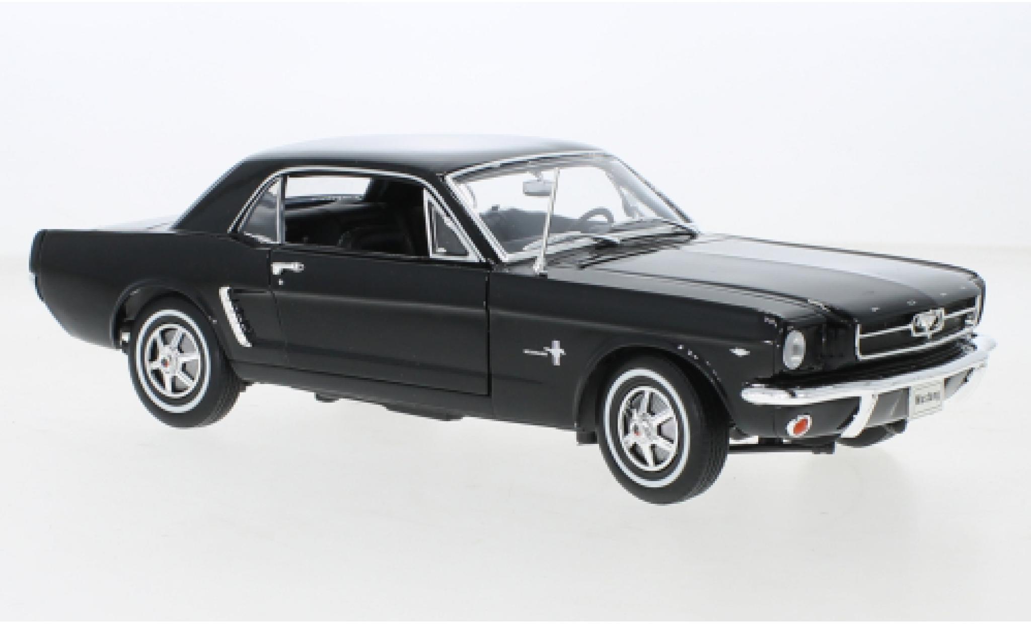 Ford Mustang 1/18 Welly Coupe schwarz 1964 1:18 modellautos