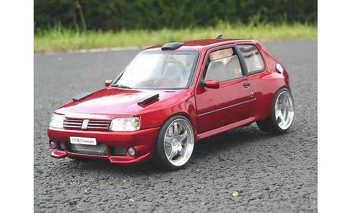 Peugeot 205 GTI 1/18 Solido Dimma preparation tuning modellautos