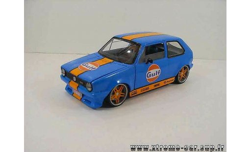 Volkswagen Golf GTI 1/18 Solido gulf blau modellautos
