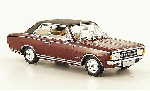 Opel Commodore A 1/43 Minichamps rot schwarz 1968 modellautos