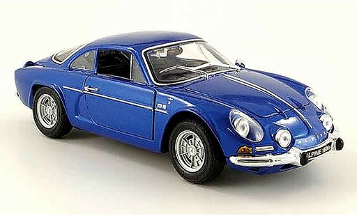 Alpine A110 1600 s 1/18 Maisto blau 1971 modellautos
