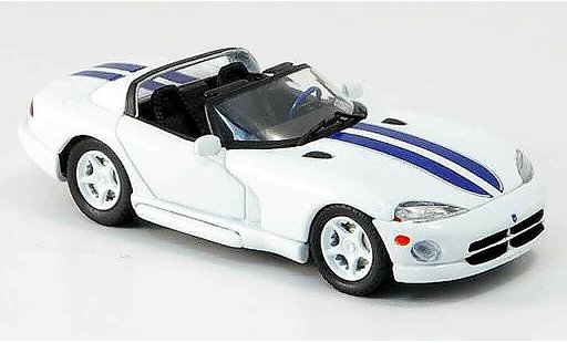 Dodge Viper RT 10 1/43 Eagle weiss avec blaun Streifen 1996 modellautos