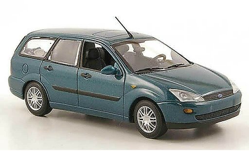 Ford Focus Turnier 1/43 Minichamps gr&Atilde;&frac14;n 1999 modellautos