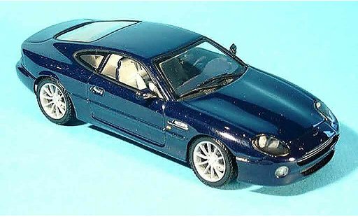 Aston Martin DB7 vantage 1/43 Autoart blau modellautos