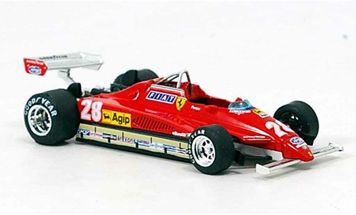 Ferrari 126 C2 1/43 Brumm no.28 d.pironi gp san marino modellautos