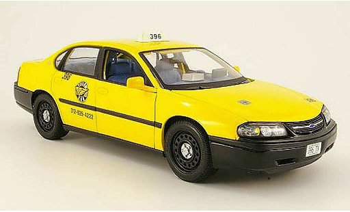 Chevrolet Impala taxi 1/18 Maisto gelb americain modellautos