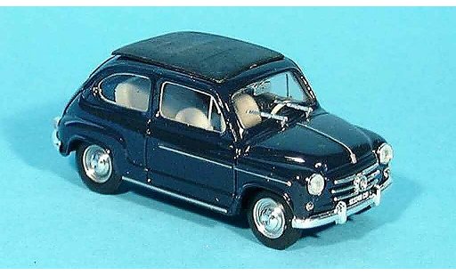 Fiat 600 D 1/43 Brumm blau geschlossen 1960 modellautos