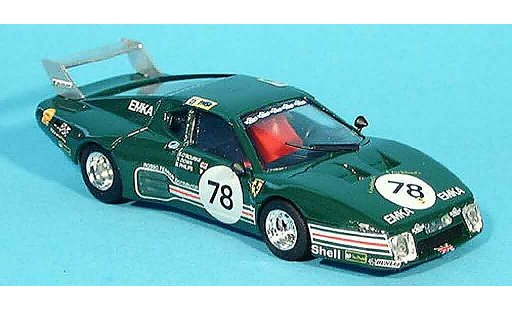 Ferrari 512 BB LM 1/43 Brumm no.78 scuderia emka le mans 1980 modellautos