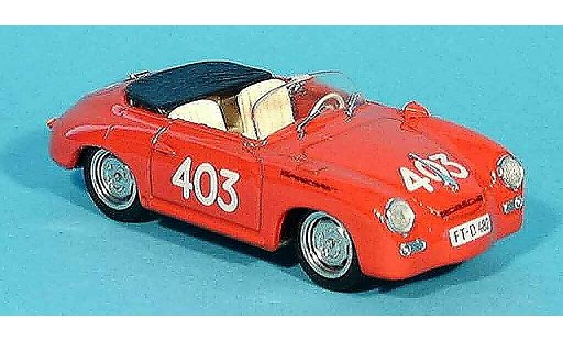 Porsche 356 1952 1/43 Brumm Speedster No.403 Mille Miglia modellautos