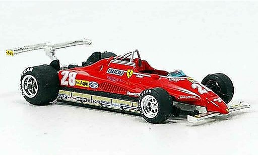Ferrari 126 C2 1/43 Brumm no.28 d.pironi gp long beach modellautos