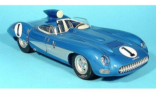 Chevrolet Corvette course 1/18 Autoart C1 ss no.1 blau 1957 modellautos